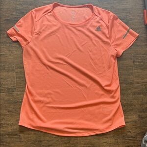 Adidas Women's Bright Orange Short Sleeve Tee